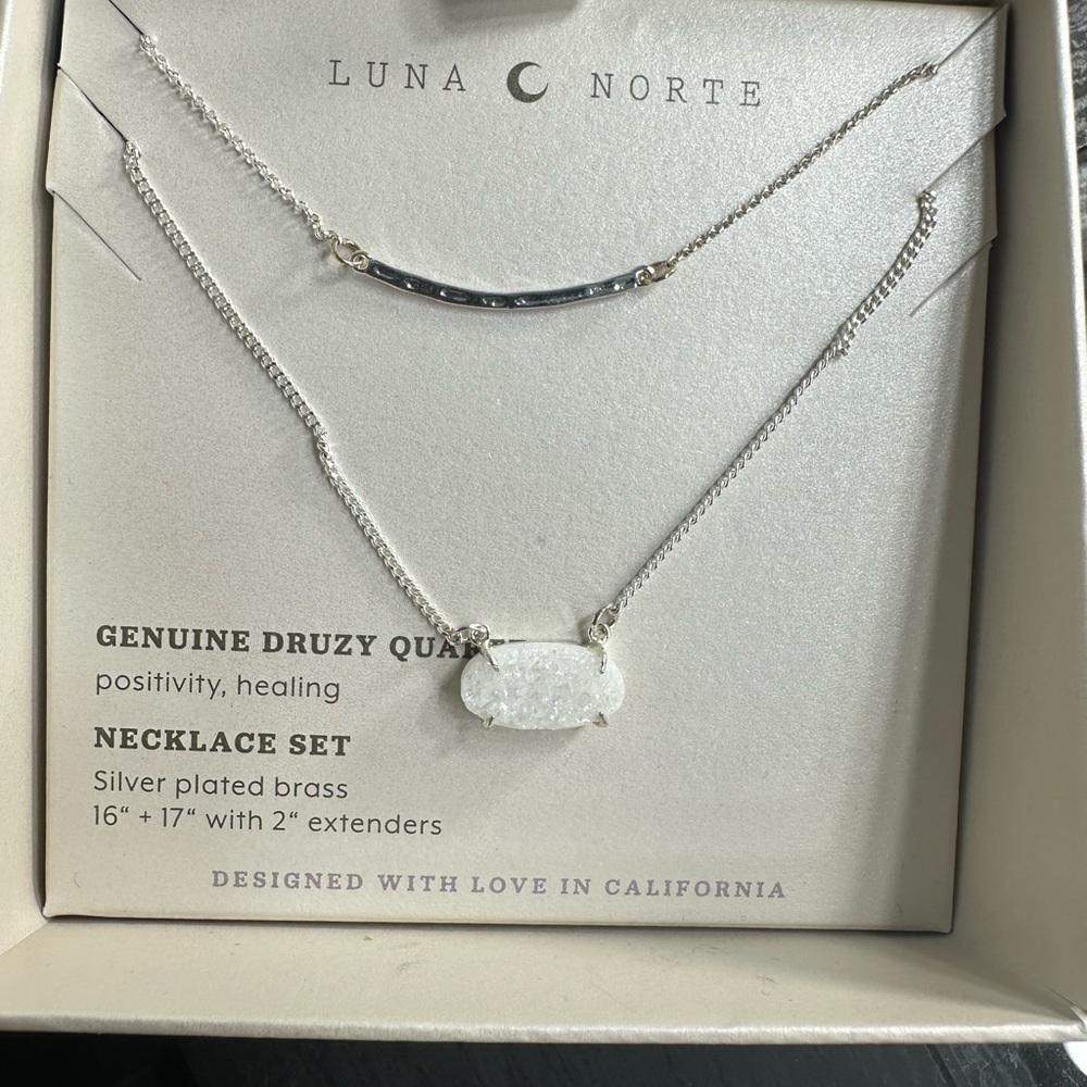 Silver Necklace Set